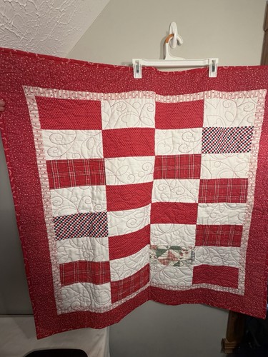 Handmade red and white - and,